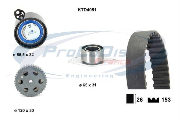 PROCODIS FRANCE Zobsiksnas komplekts KTD4051